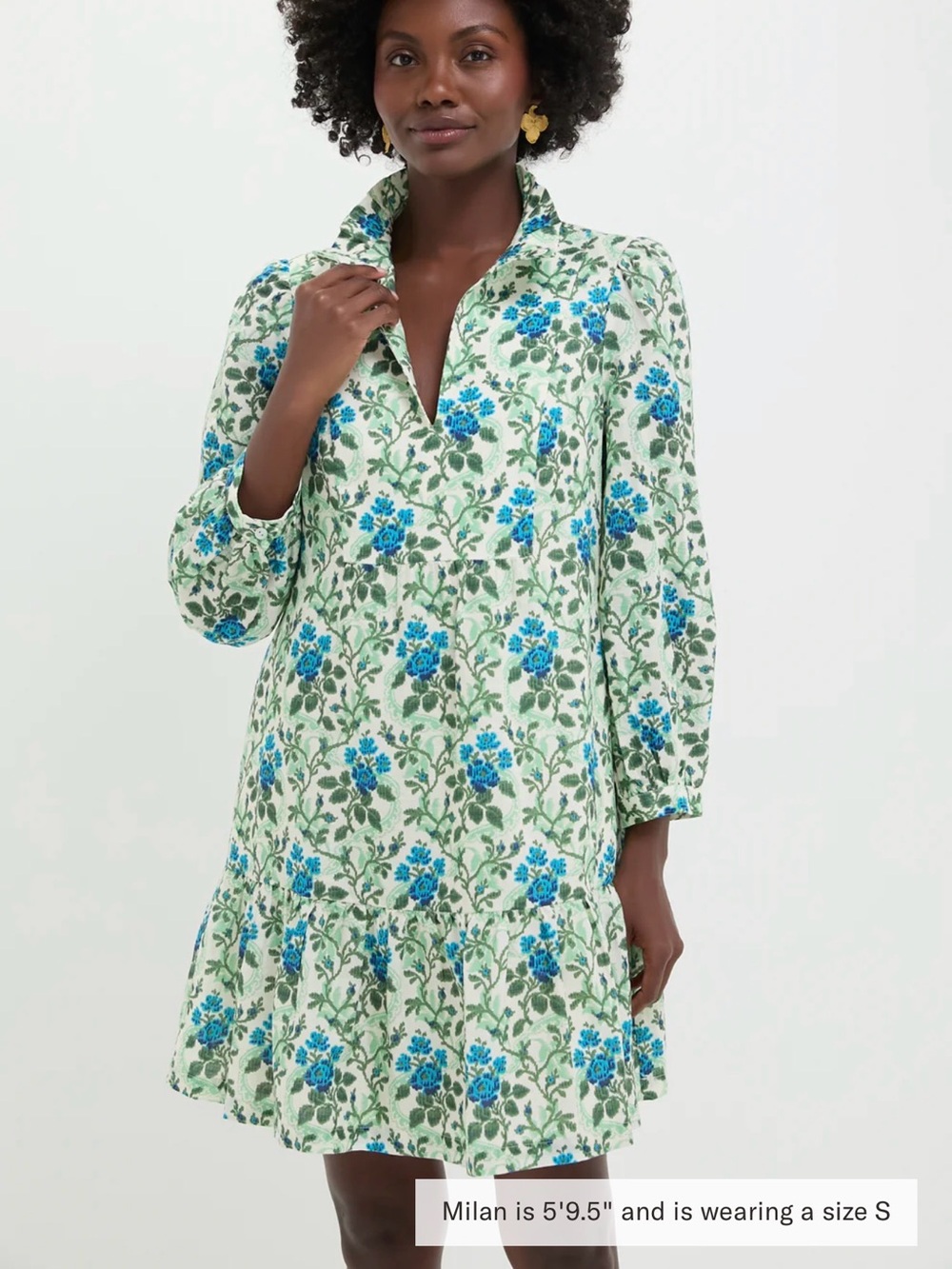 Tuckernuck Cerulean Vine dress in Palmerston